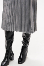 4912 Юбка женская (серо-черный)