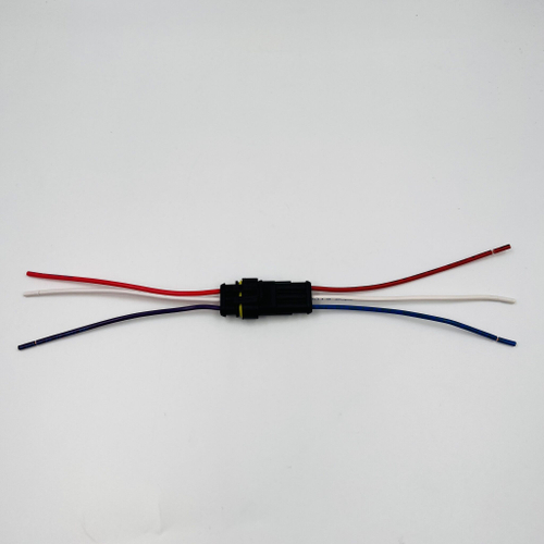 Разъем (колодка) универсальный папа + мама 3-х контактный герметичный комплект 1шт