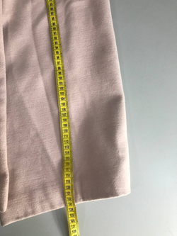 Пальто нежного оттенка, визуально на 48 размер