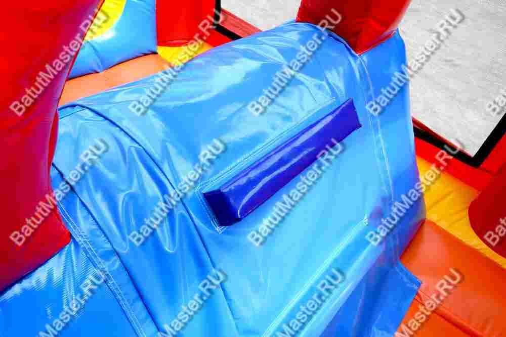 Надувная полоса препятствий "Нарвская крепость" размер 7*3*3 м