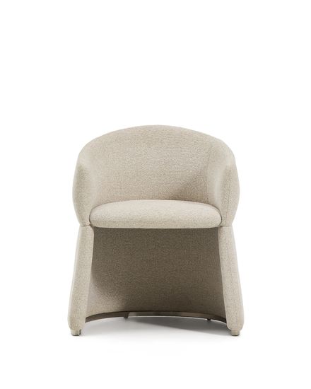 Стул Bosca из бежевой синели