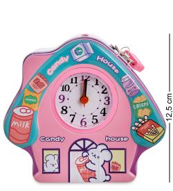 BX- 89/2 Метал. копилка с часами «Домик»