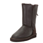 Угги Short Zip Metallic Chocolate