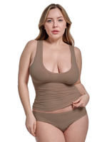 Майка Cotton Touch во французском стиле (какао мусс)