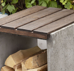Сиденье для бетонной дровницы (Concretika)