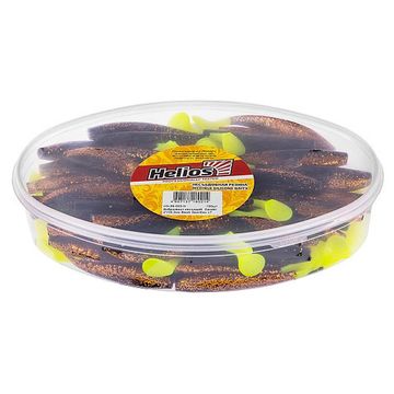 Виброхвост несъедоб. Zander 4'/10,2см Black Sparkles LT 100шт. (HS-36-033-N) Helios