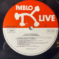 Винтажная виниловая пластинка LP Oscar Peterson Digital At Montreux (Japan 1981) (Obi)