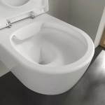 Унитаз подвесной Villeroy&Boch Avento 5656HR01 альпийский белый, безободковый, с крышкой микролифт