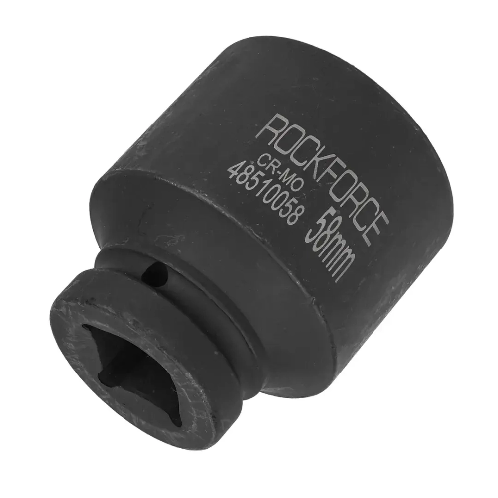 Головка ударная глубокая 1'', 58мм (6гр) RockForce RF-48510058