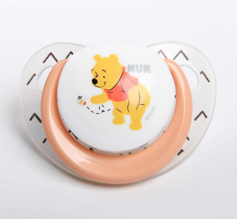 4805433 Соска-пустышка ортодонтическая, латекс, от 0 мес., TRENDLINE ДИСНЕЙ, цвет МИКС