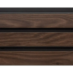 Стеновая панель 3D RAIL (2700х120х10мм) Махагон