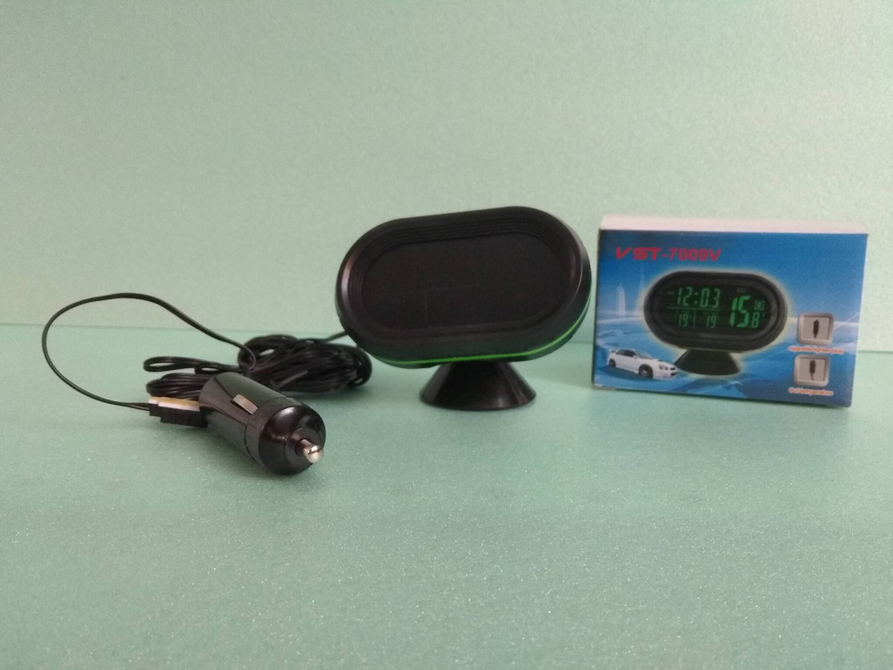 Часы-термометр-вольтметр VST-7009V