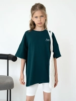 Летний костюм для девочки с велосипедками