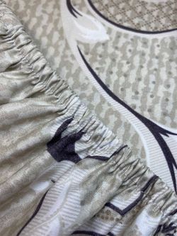 Простынь на резинке полисатин Simple House "Carpet" 160x200 см