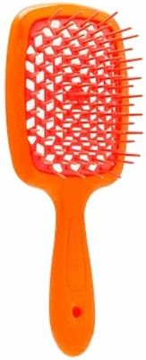 Расческа для волос JANEKE SuperBrush The Original НЕОН Оранжевая