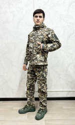 Тактический камуфляжный костюм softshell