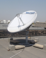 Антенна 2.4 м RxTx VSAT, Al, Az/El, Huaxin