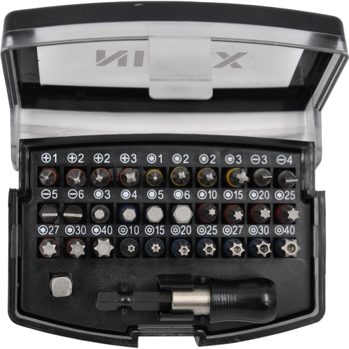 Набор бит NIREX Profi с магнитным адаптером в боксе 32 предмета NBS-32