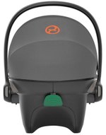 Коляска Cybex Coya Rosegold Frame Aton S2 i-Size Lava Grey Leaf Green с дождевиком и бампером