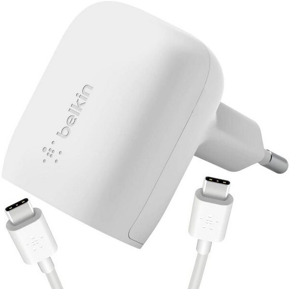 Сетевое зарядное устройство Belkin 20W USB-C Power Delivery Wall Charger (WCA006vfMWH-B6)