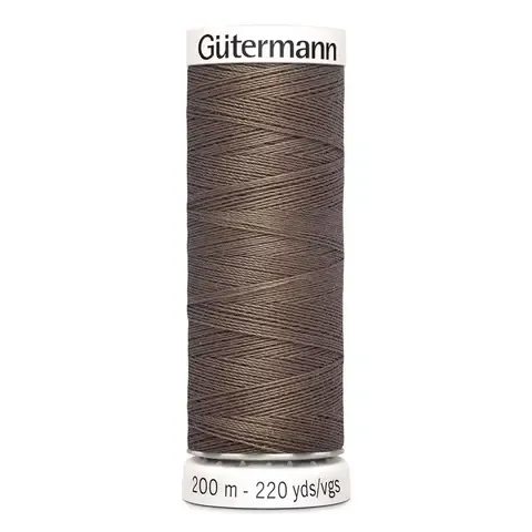 Нить Sew-All 200 м, Gutermann, 439 палево-коричневый