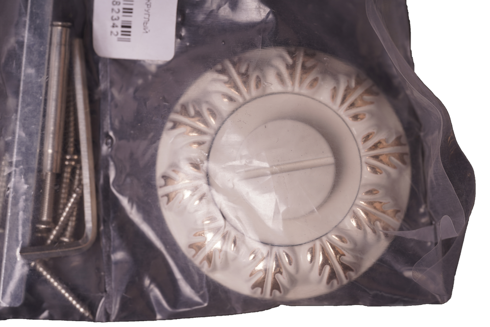 ЗАМОК KASTELLO МЕЖКОМНАТНЫЙ КРУГЛЫЙ RW-1 IW/PB