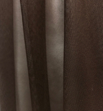 Тюль сетка, цвет Венге с утяжелителем, артикул 324946