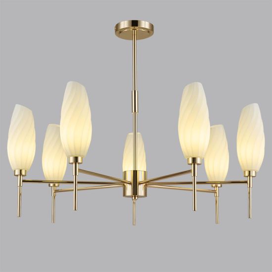 6518/7C MODERNI LN23 169 золотой Люстра потолочная G9 7*40W 220V SHIVON