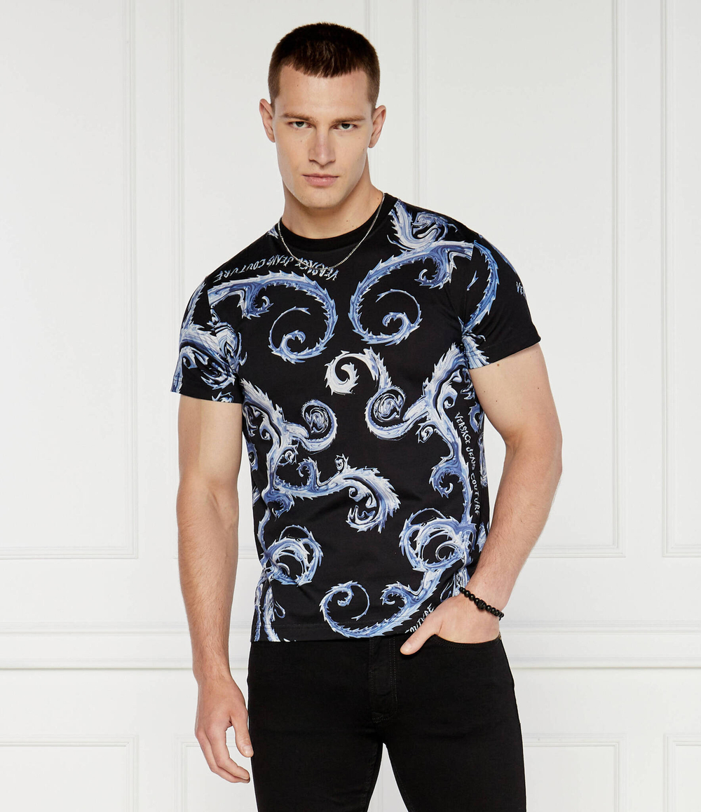 Футболка Versace Jeans Couture - черный(77GAH6S0JS388)