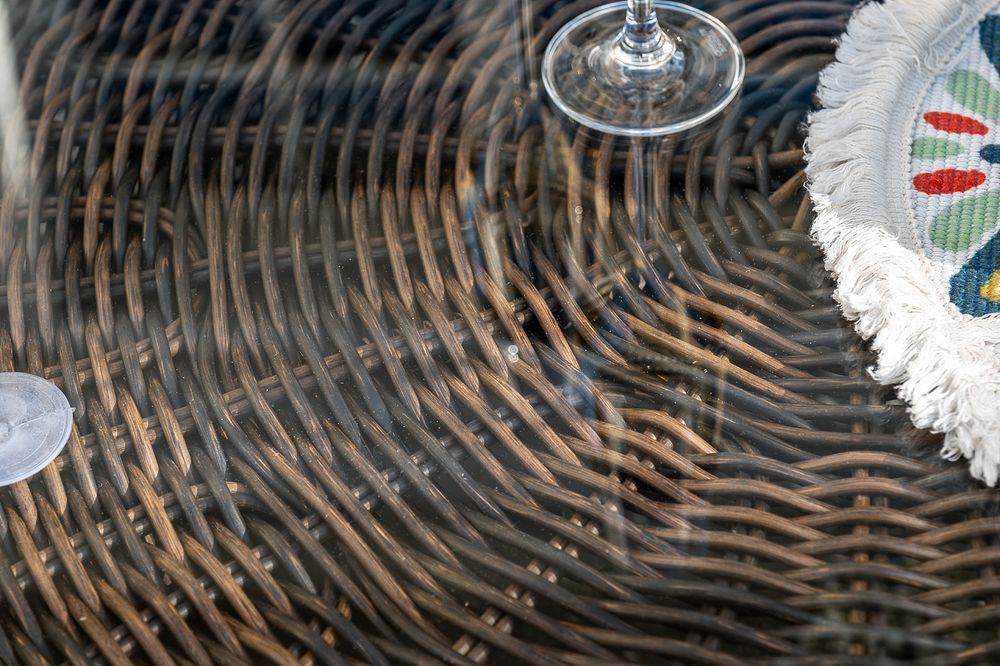 "Барселона" лаунж-зона из искусственного ротанга, цвет коричневый