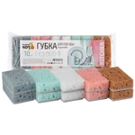 Губка д/посуды Aquarelle(93*65*27мм)