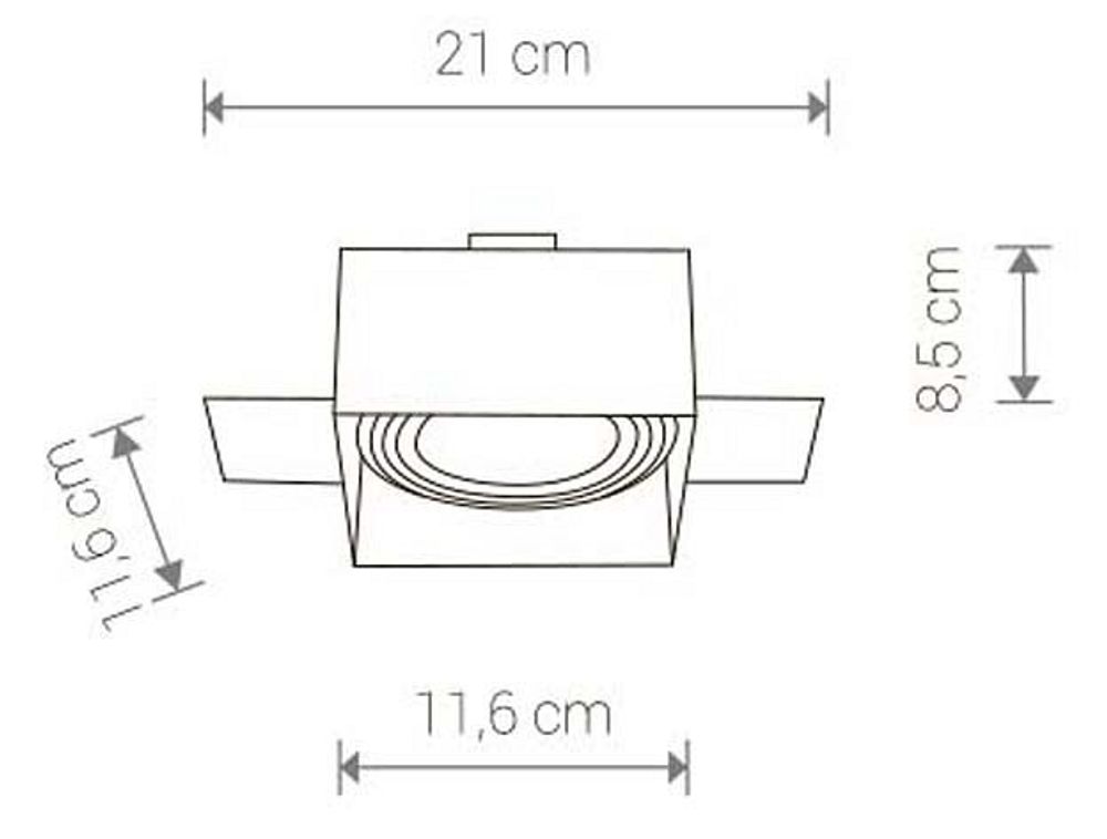Встраиваемый светильник Nowodvorski Mod Plus 9408