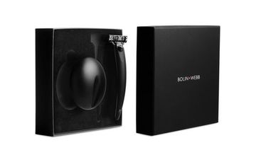 Набор Bolin Webb R1, бритва R1 черная матовая, подставка R1 черная