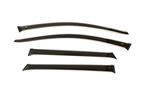 Дефлекторы боковых окон Cobra Tuning на Great Wall Hover (H3,H5) 2005 хромированный молдинг арт.G20405CR