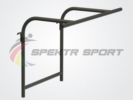 Турник навесной Школьник 4 цв. синий Черный