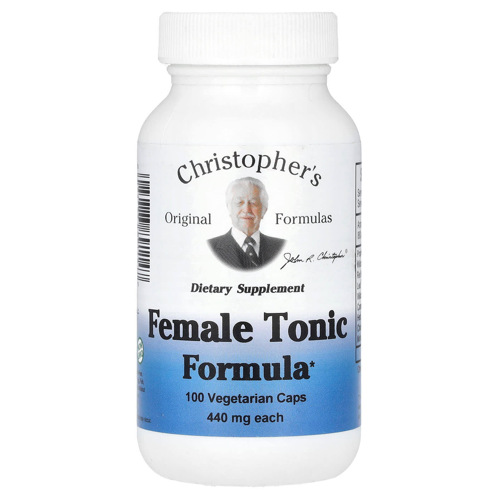 Christopher's Original Formulas, Тонизирующая смесь для женщин, 440 мг, 100 вегетарианских капсул