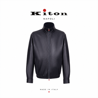 Мужские кожаные куртки Kiton