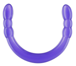 Фиолетовый двусторонний фаллоимитатор DOUBLE DIGGER DONG - 45 см.