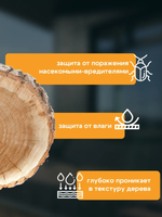 Деревозащитный декоративный состав Terratex ALTAY ULTRA Орех глянцевый 7,5кг