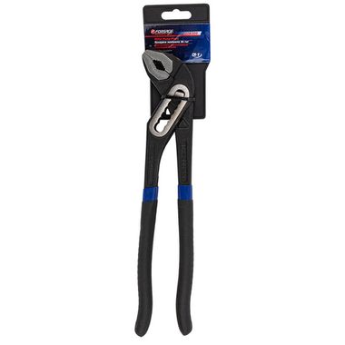 Пассатижи переставные сантехнические Cr-V 12''-300мм, на пластиковом держателе Forsage F-613B300