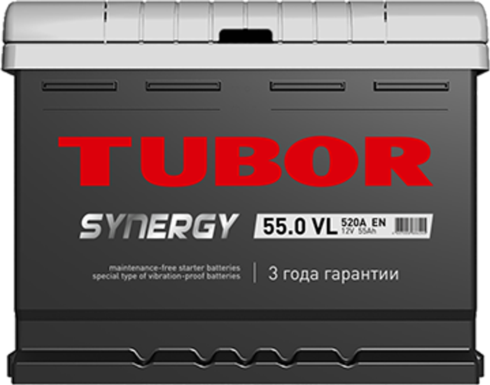 TUBOR Synergy  6СТ-55 аккумулятор
