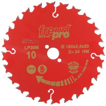 Диск пильный LP30M по дереву 180х20мм 24 зуб FREUD PRO LP30M010