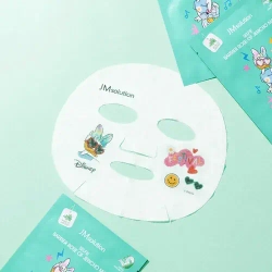 JMSOLUTION Маска успокаивающая с розой Disney collection selfie barrier rose of jericho mask (30 мл)