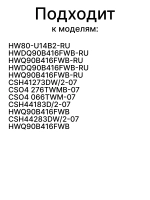 Стекло люка для стиральной машины 0530067253