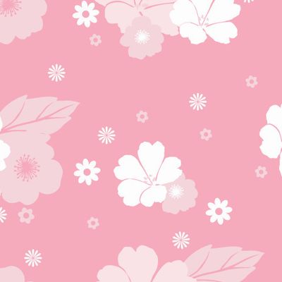 цветочки на розовом