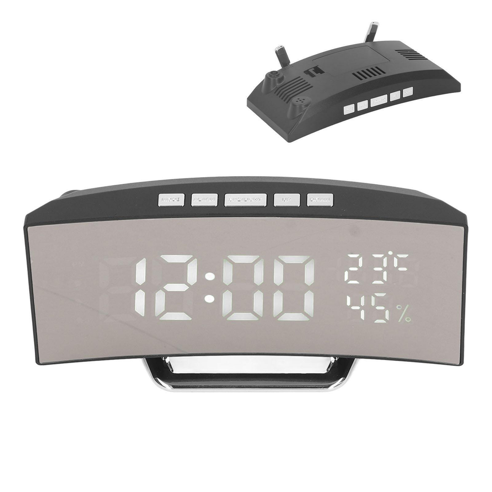 Часы зеркальные LED MIRROR NA-7816 белое свечение