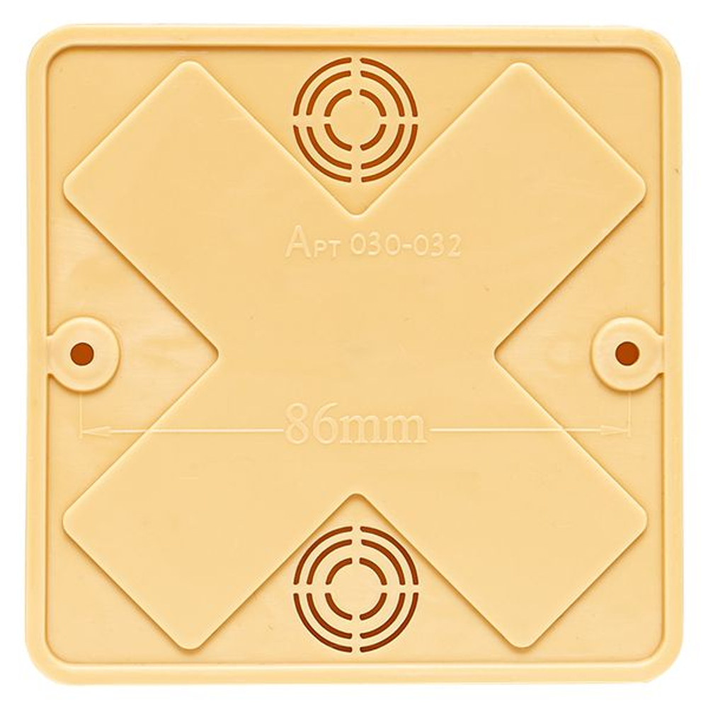 Коробка разветвительная KMP-030-032 (100x100x28) светлое дерево EKF PROxima (35.00 шт.)
