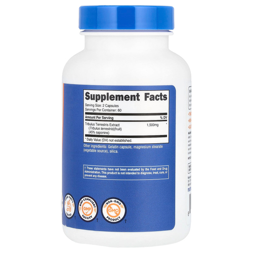Nutricost, Якорцы, 120 капсул (750 мг в 1 капсуле)
