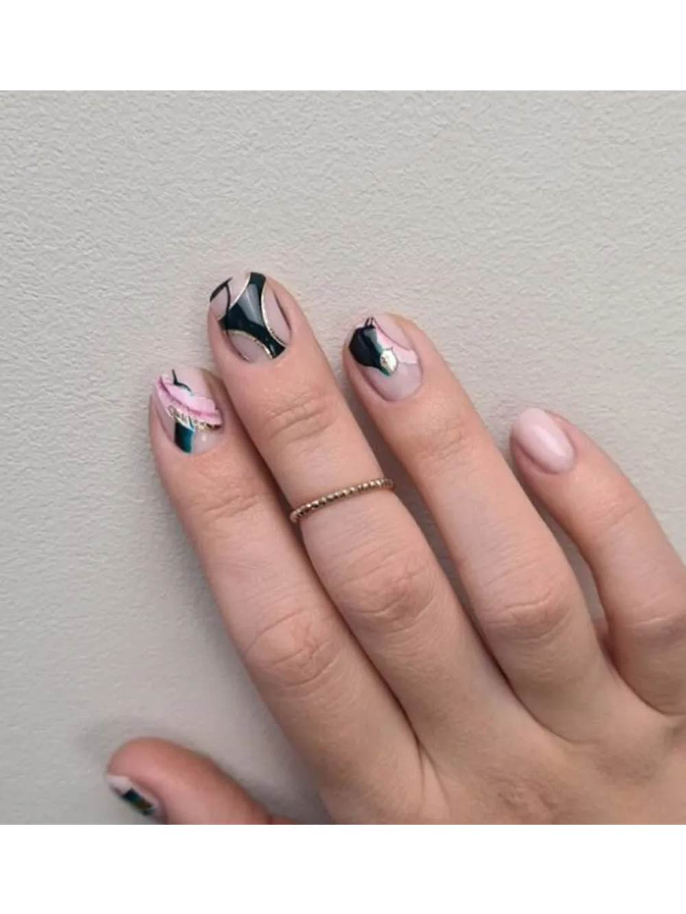 Lucky Rose Слайдеры наклейки для ногтей Foil 110