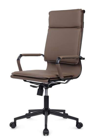 Кресло Hugo RCH 6003-1SEB Коричневый/Металл Черный